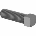 Bsc Preferred Steel Square-Head Cup-Point Set Screw 5/8-11 Thread 2 Long, 5PK 91410A802